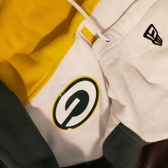 New Era Green Bay Packers hoodie zip up sweater - Picture 1 of 3